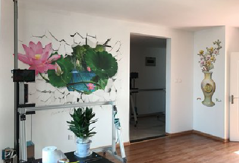  丹凤墙体彩绘相比墙纸的优势。